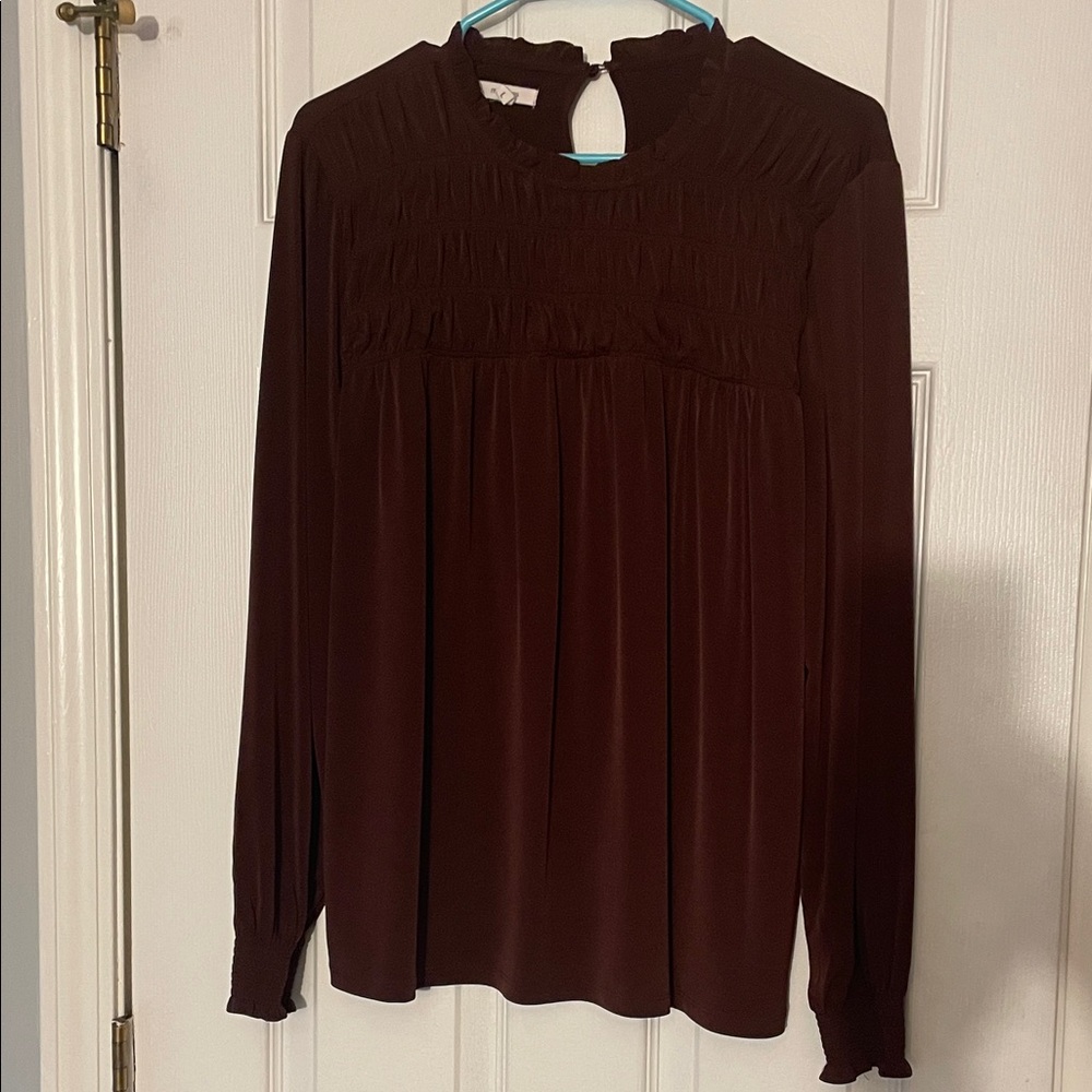 Maroon blouse